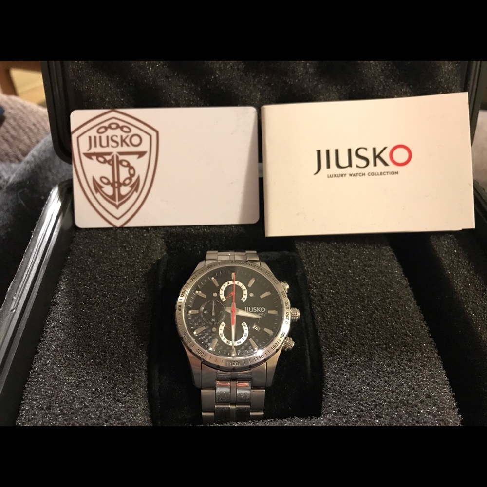 *sold*Men’s Jiusko sapphire chronograph watch